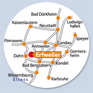 Karte Erfweiler