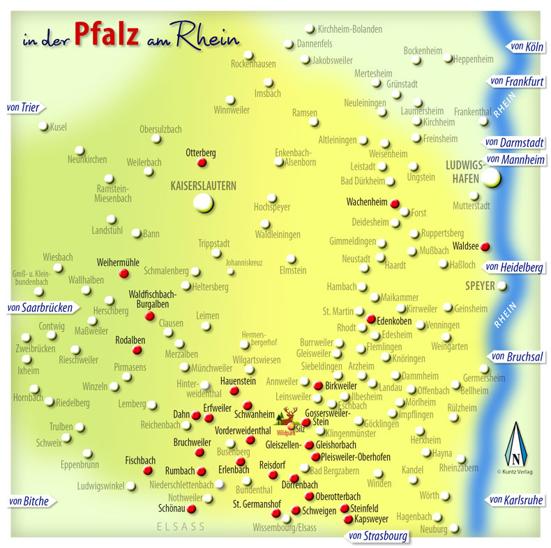 Pfalz-Wirte Übersichtskarte